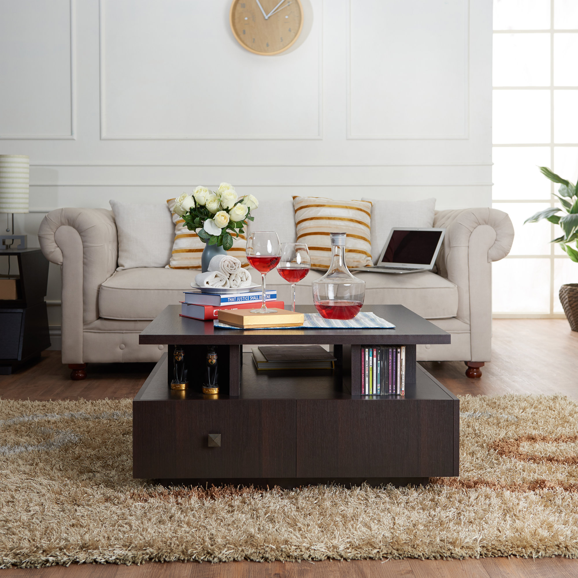 Latitude Run Square Coffee Table & Reviews Wayfair